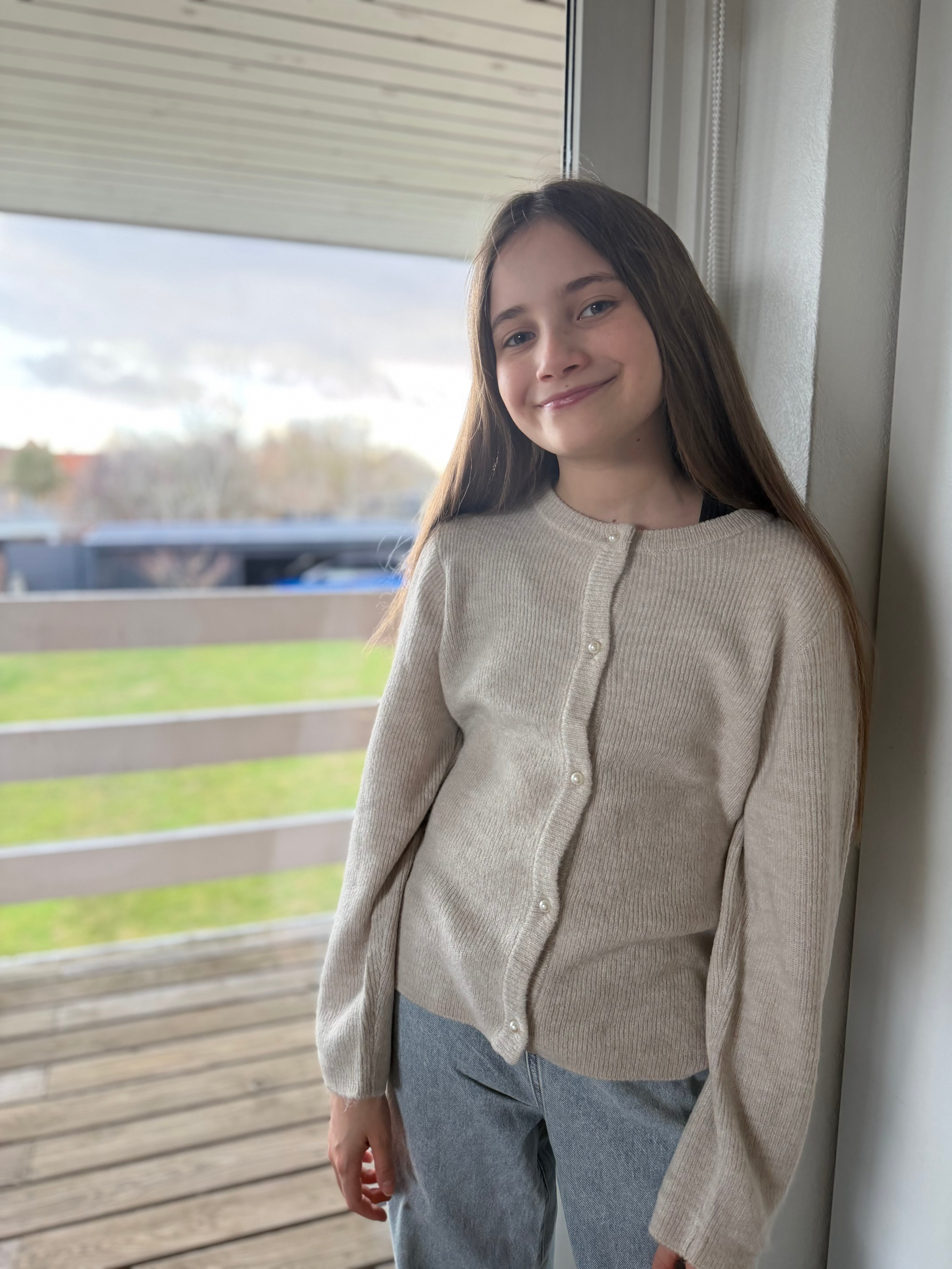 VMLEFILE Knit Cardigan - Pumice Stone