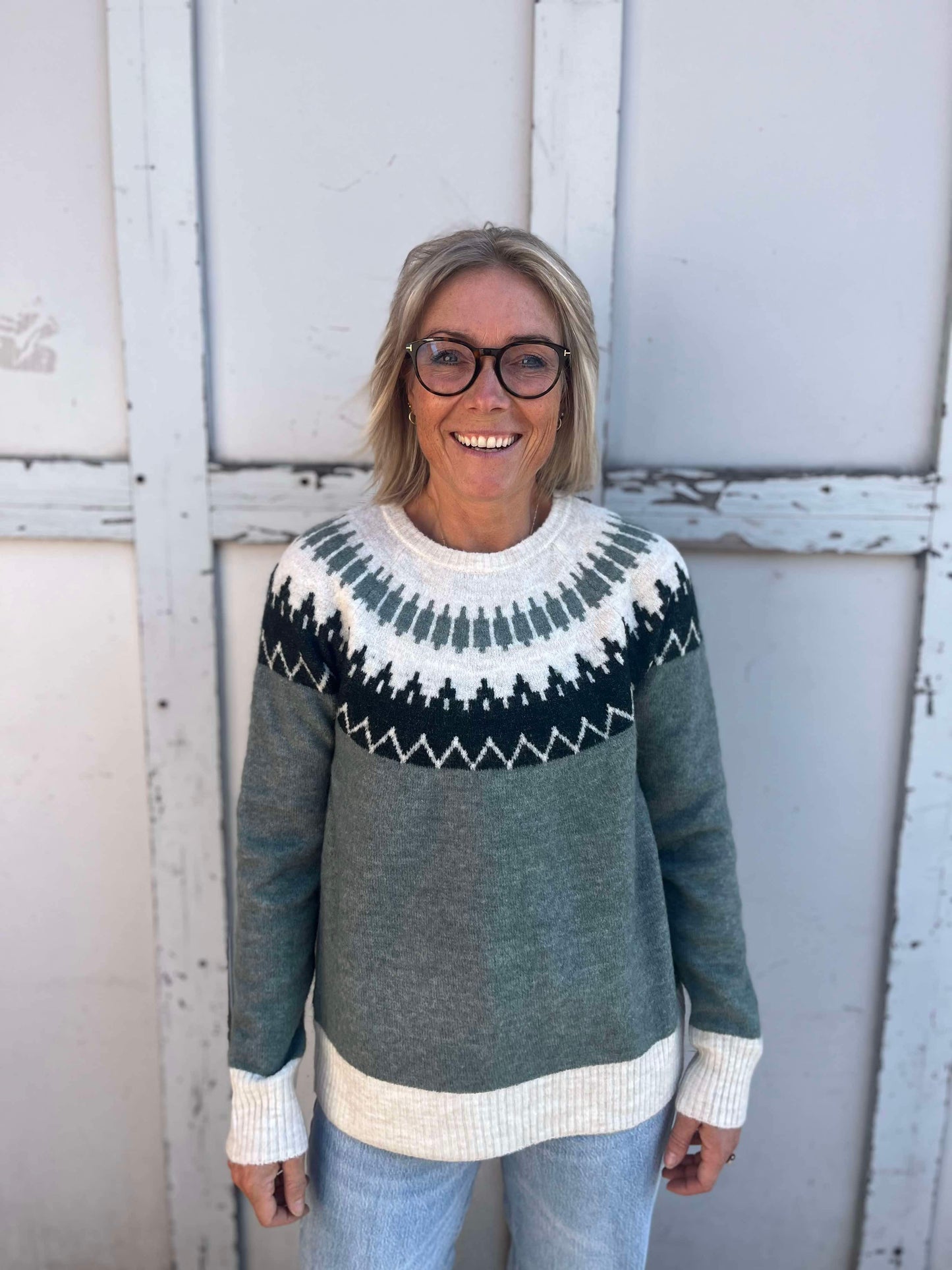 VMSIMONE Pullover - Balsam Green