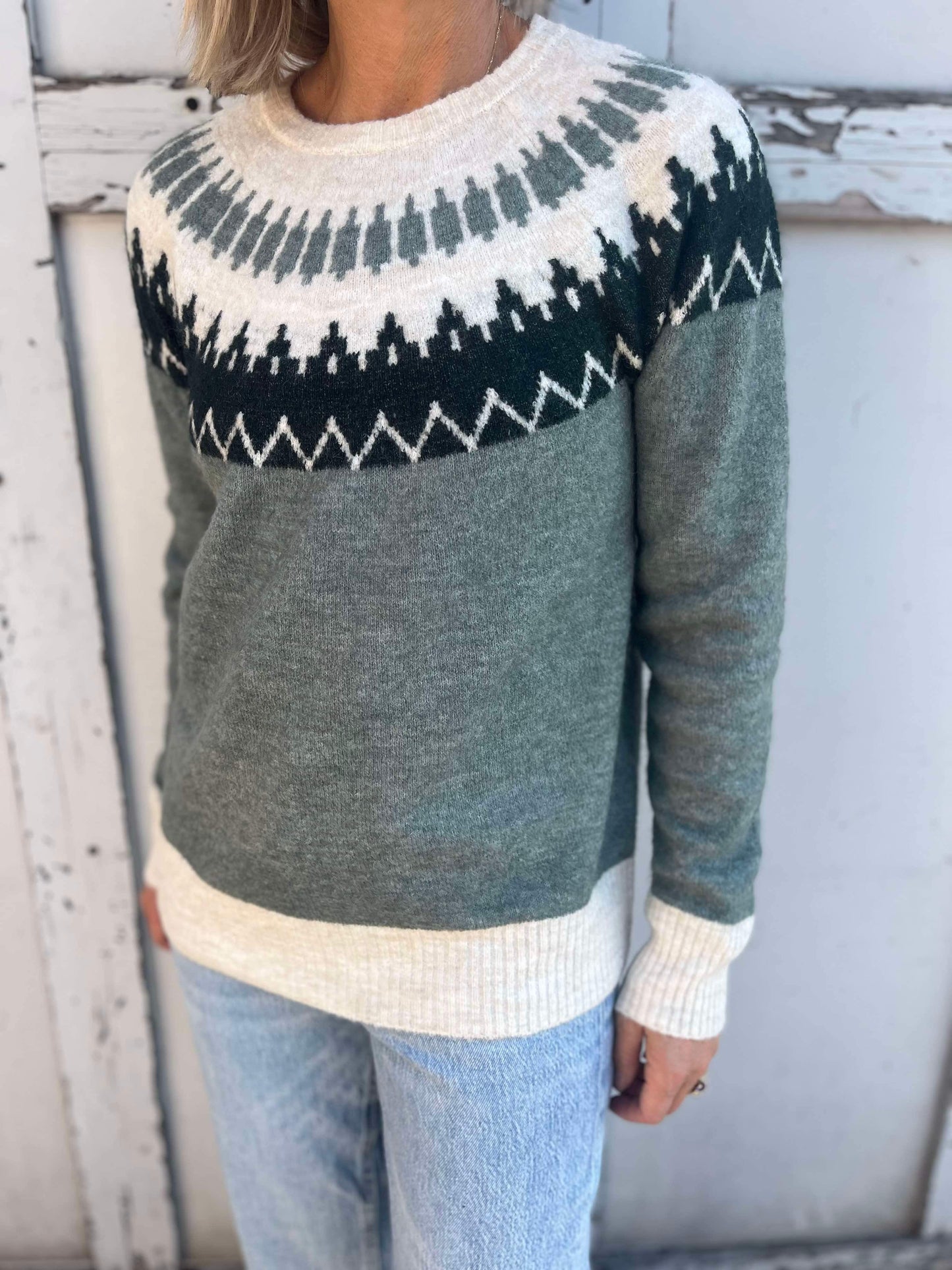 VMSIMONE Pullover - Balsam Green