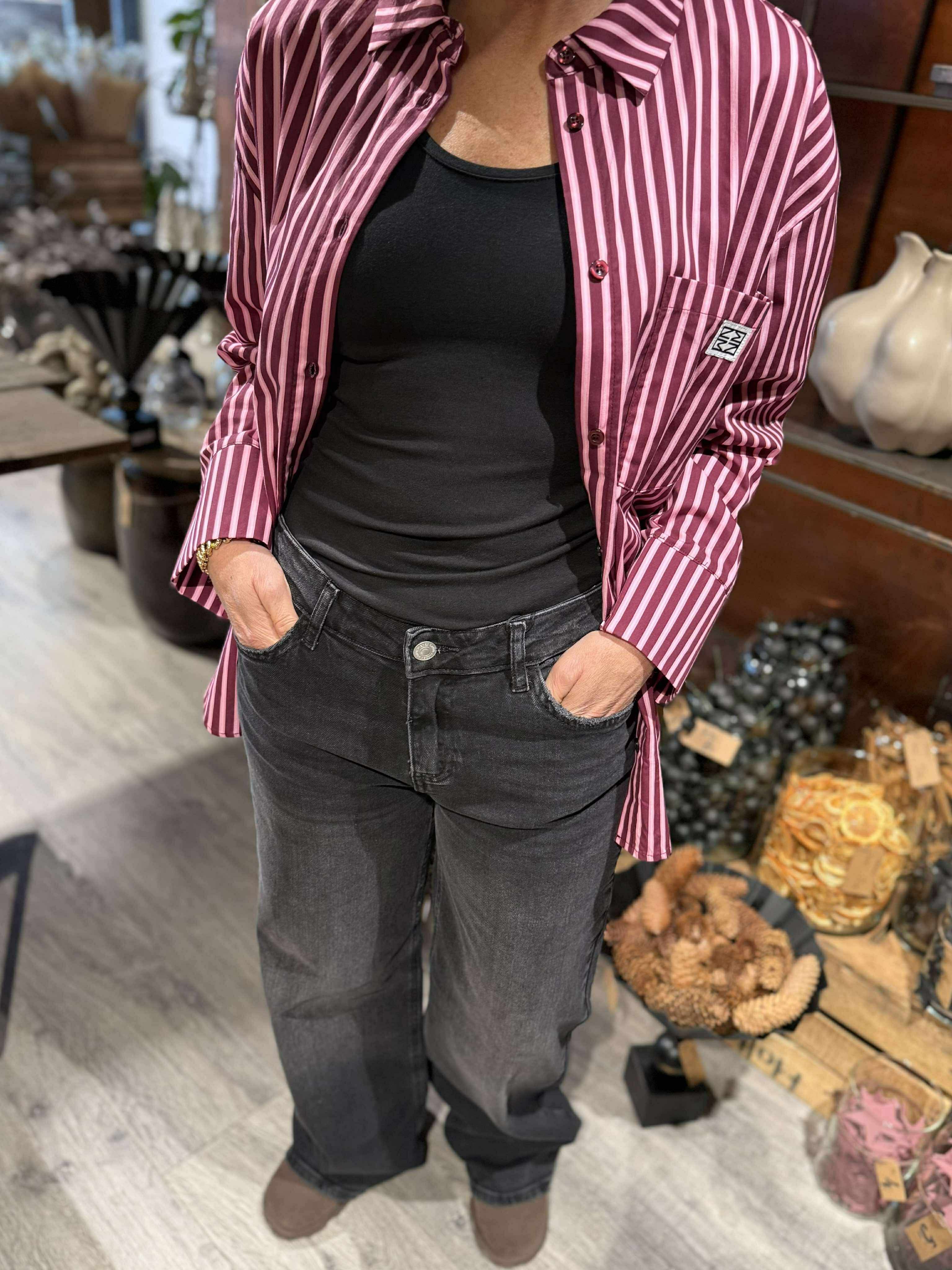 PCSILKE Jeans - Black Denim