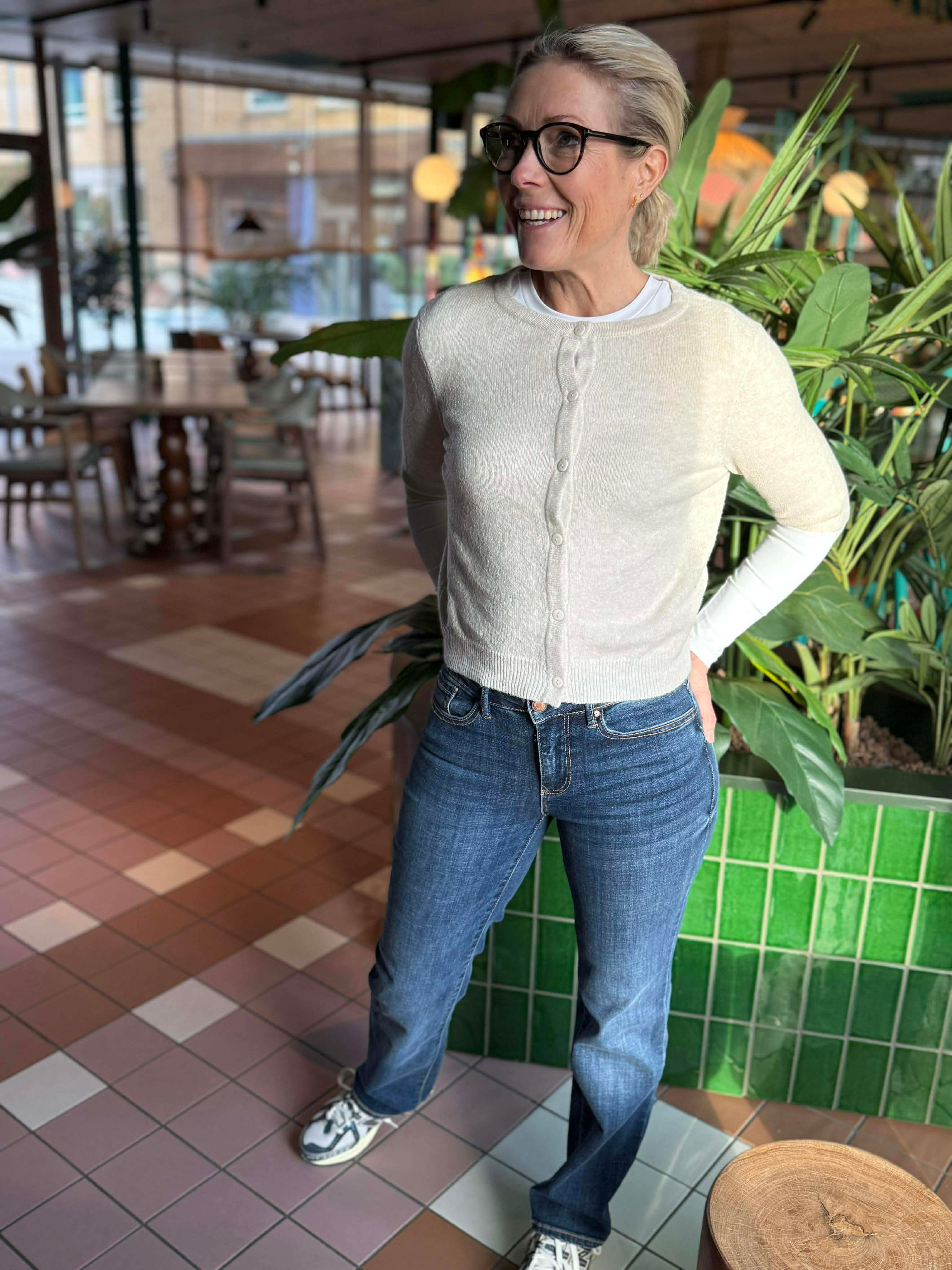 VMDOFFY SS Knit Cardigan - Birch