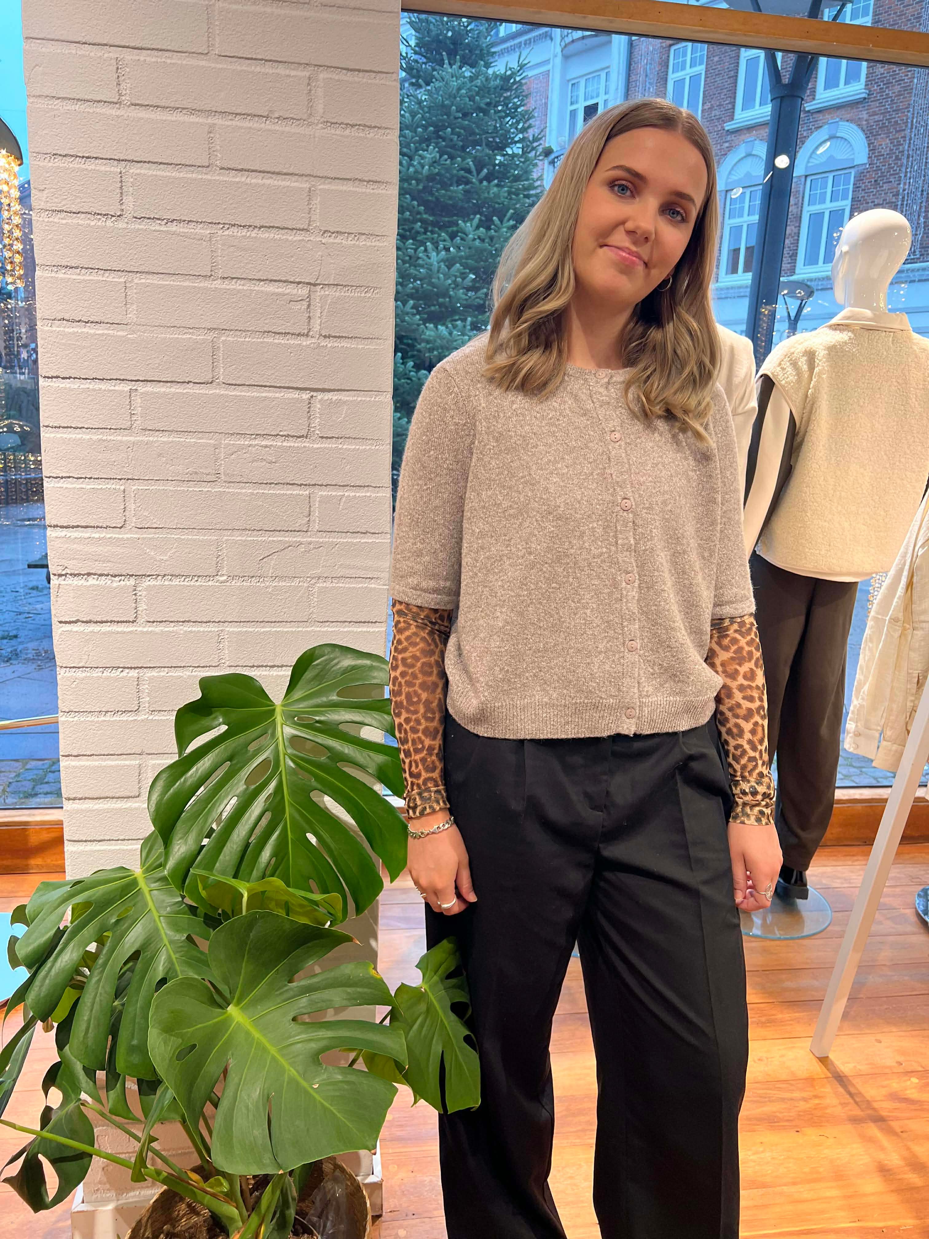 VMDOFFY SS Knit Cardigan - Moon Rock