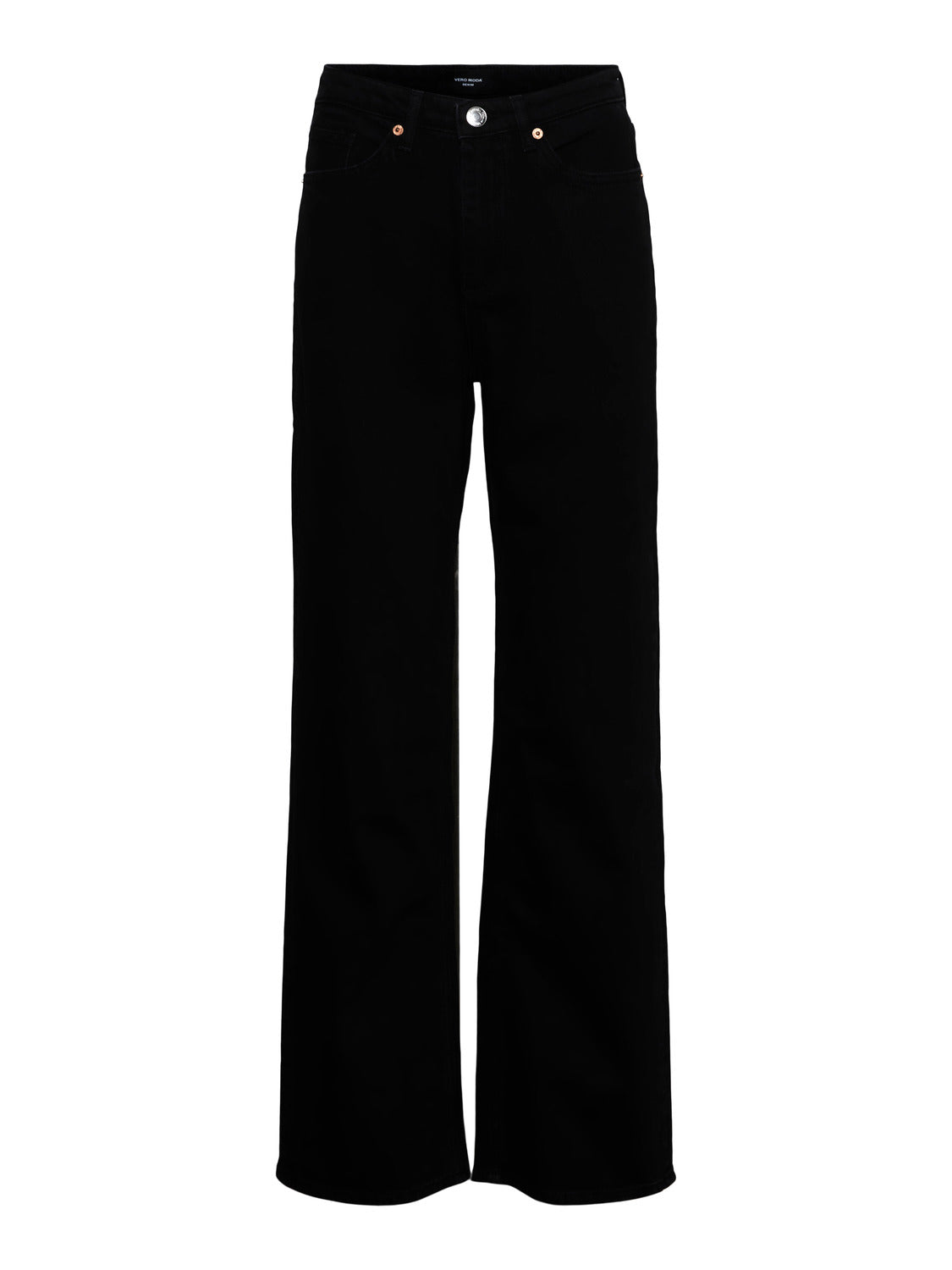 VMTESSA HR WIDE Jeans - Black
