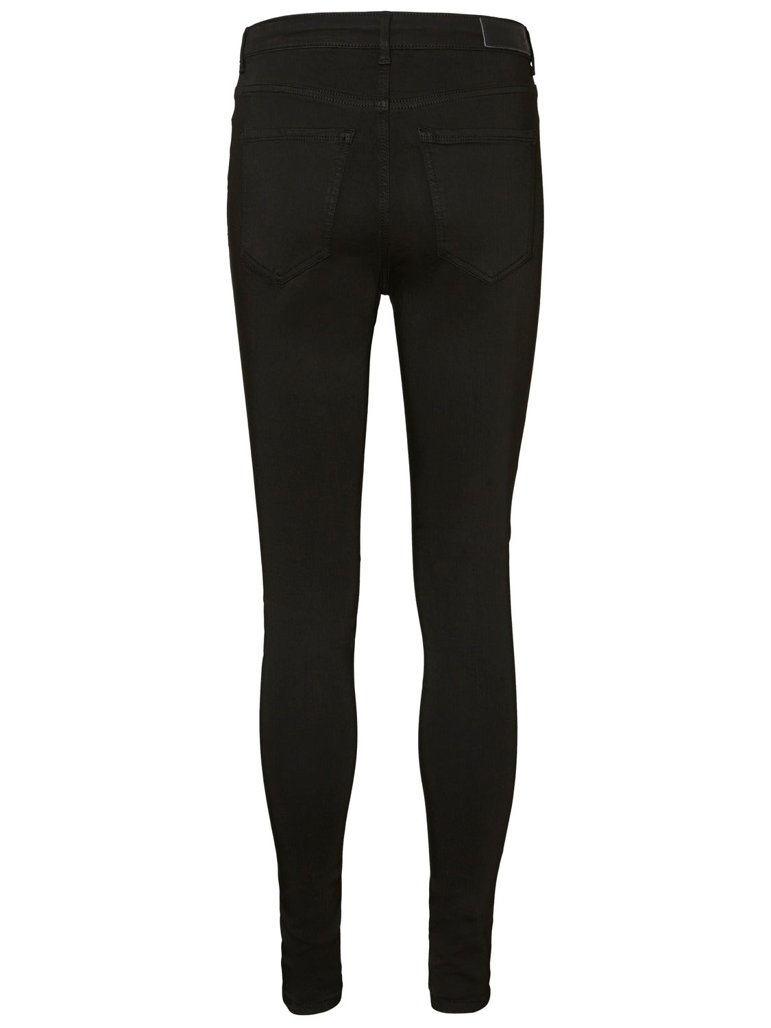 VMSOPHIA Lux Stay Black Pants - Black (høj talje)