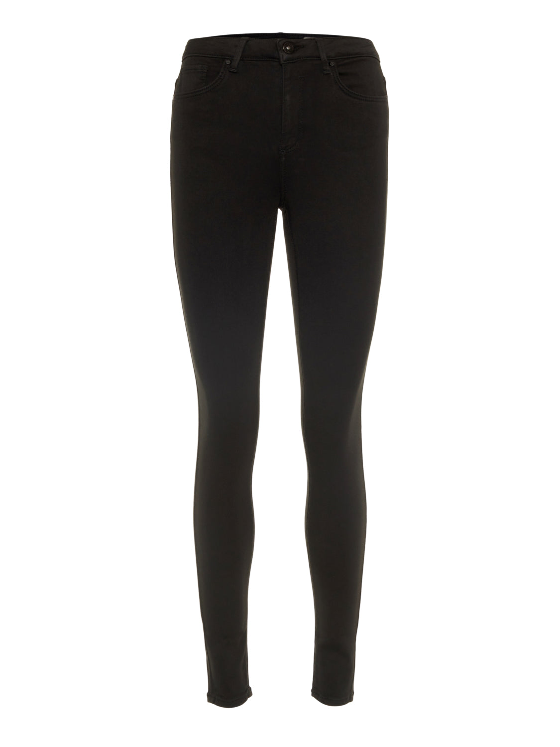 VMSOPHIA Lux Stay Black Pants - Black (høj talje)